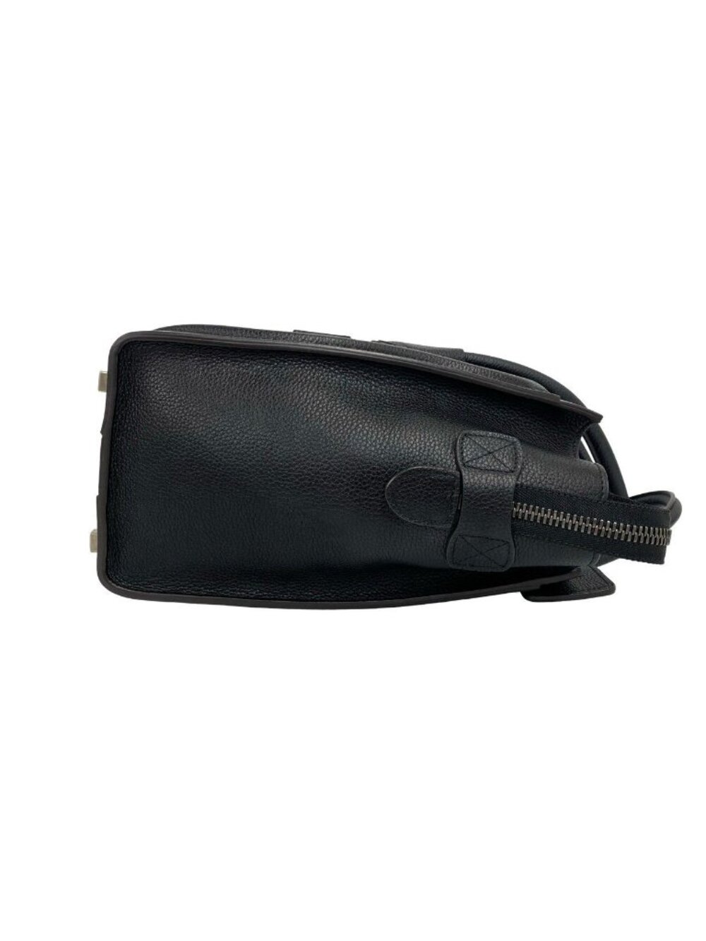 Celine Luggage Micro Leather Boston Bag Tote Black - Picture 6 of 10